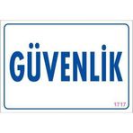 Güvenlik Uyarı Levhası 17,5x25 Kod1717
