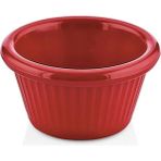 GuvenliPazar 12 Adet 5 cm Mini Sosluk 30 ml Kırmızı Melamin Sos Kasesi – Bulaşık Makinesinde Yıkanabilir