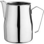 GuvenliPazar 304 Kalite Paslanmaz Çelik Butik Süt Potu 350 ml - Profesyonel Pitcher Sütlük - Gümüş