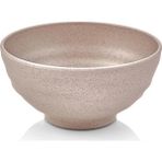 GuvenliPazar 4 Adet 16 cm Derin Kase Salata Servis Tabağı – Makinede Yıkanabilir Krem Desenli (8 cm Derinlik)