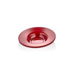 GuvenliPazar 6 Adet 11 cm Kırmızı Melamin Soft Çay Tabağı – Bulaşık Makinesinde Yıkanabilir Dayanıklı Çay Tabak