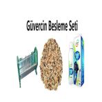 Güvercin Besleme Set-1"25 Cm Güvercin Yemlik + 5 Kg Güvercin Yemi + Power Brood 100Ml
