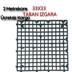Güvercin Kümes Taban Izgarası 2 M2 Toplam 18 Adet Tavuk Taban Izgara,Yer Izgara 33x33