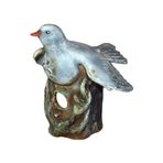 GÜVERCİNLİ KUŞ EVİ, 24 cm. El Boyaması Biblo, Dekoratif El Sanatları, ev & ofis özgün dekor ürünü