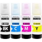Guy Mürekkep Epson 664 ile Uyumlu Ecotank Et 14000 2550 2650 4500 L100 L110 L1300 L200 L210 L300 L3