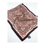 Guzeka Şölen Soft Şal - Siyah/Turuncu