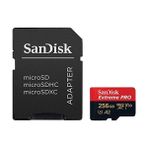 Güzel Hediyem 256 GB Extreme Pro Microsdxc Kartı + Sd Adaptörü + Rescuepro Deluxe, 200 Mb/sn'ye Kadar, A2 App Performance, Uhs-I, 10, U3, V30 - Option-1