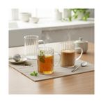 Güzel Hediyem 3'lü Borosilikat Cam Kupa Seti - 300 ml Dayanıklı Ince ve Hafif Çay/kahve Bardağı - Kurşunsuz Ekolojik (3 Adet) - 0 - Siyah - Option-1