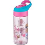 Güzel Hediyem 500ML Tritan Kalın Pipetli Çocuk Okul Su Matarası - Option-1 - 0 - Siyah