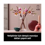 Güzel Hediyem Botanicals Manolya Dalları 11510 - Yetişkinler Için Parçaları ve Kahverengi Kurbağalar Dahil Çeşitli Detaylar Içeren Çiçek Buketi Model Yapım Seti, Hediye Fikri (435 Parça)