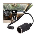 Güzel Hediyem Dc 5.5x2.5mm Dişi - Oto Çakmak Soketi Çevirici Adaptör Kablosu, 10 Cm, - 0 - Siyah - Option-1