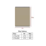 Güzel Hediyem Denizli Concept Trendy Koltuk Örtüsü Naturel 170 x 300