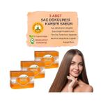 Güzel Hediyem Doğal Saç Dökülmesi Karşıtı Sabun 140 gr x 3 Adet Tüm Saç Tipleri Için Kepek Karşıtı - Option-1