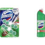 Güzel Hediyem Domestos Wc Blok 5'li Güç Çam Ferahlığı 600 Sifona Kadar Güçlü Temizlik 110 gr Ikili Paket(1) Domestos Yoğun Kıvamlı Çamaşır Suyu Maksimum Hijyen Dağ Esintisi, 750 Ml(4) - Option-1