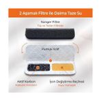 Güzel Hediyem Gobypet Kedi Su Sebili Filtre Kartusu 4'lu Set Aktif Karbon Yedek Filtre Otomatik Kedi Su Sebili Uyumlu - Option-1