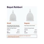 Güzel Hediyem Irie Adet Kabı Regl Kabı Menstrüel Kap Menstrual Cup 2'li Paket Alman Medikal Silikon (Transparan) - Option-1 - Beyaz