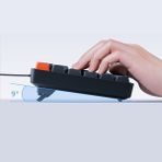 Güzel Hediyem Kablolu Mekanik Klavye, Q Türkçe Düzen, Multimedya ve Numerik Tuşlu, Ofis ve Oyun Kullanımı Için, Aydınlatmalı, Siyah - Option-1 - 001-Renkli