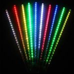 Güzel Hediyem Kayar LED Meteor Işıklar Akan Efektli LED Aydınlatma 8 Saçaklı 50 cm 3,2 Metre Düğün Nişan Parti Yılbaşı Süsü ve Balkon Süslemesi (Çok Renkli) - 1 m - 00 Beyaz