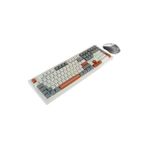Güzel Hediyem Km-78 Rena Krem/gri/kahve Kablosuz 2.4 + Bt Rgb Aydınlatmalı Sessiz Q Su Sıçramasına Dayanıklı Klavye + Mouse Set - Adaçayı Yeşili
