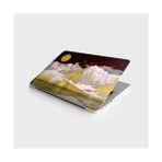 Güzel Hediyem Laptop Bilgisayar Notebook Pc Kaplama Etiketi 3D Altın Dağlar - 00 Beyaz - Option-1