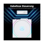 Güzel Hediyem Li Unı Fan Tl Wıreless LCD 1X120MM Beyaz Kasa Fanı (G99.12TLLCD1W1W.00) - 0 - Siyah