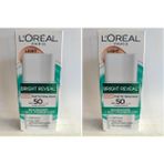 Güzel Hediyem L'oréal Paris Bright Reveal Spf 50+ Koyu Leke Karşıtı Renkli Fluid Günlük Yüz Güneş Kremi 50 ml - Light (2 Paketi) - Option-1