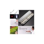 Güzel Hediyem Metal Kutulu Kırmızı Lazerli, LED Işıklı Mıknatıslı Pointer Kalemi Işaretçi Uzayabilen Sunum Çubuğu Teleskopik Metal Tükenmez Kalem (PRS-1521G) - Option-1