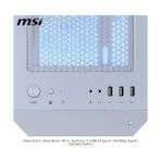 Güzel Hediyem Msı Mag Forge M100R Whıte Temperlı Cam 3X120MM 1X120MM Argb Fan Matx Gamıng Bılgısayar Kasası - Option-1 - 001-Renkli