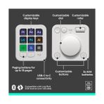 Güzel Hediyem Mx Console - 9 Özelleştirilebilir LCD Anahtar, Grafik Tasarım, Video Düzenleme, Kontrol Adobe, Zoom, Spotify ve Daha Fazlası Için Kontrol Kadranı - Soluk Gri, 3 Aylık Adobe - Option-1 - 001-Renkli