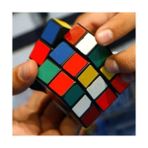 Güzel Hediyem Nostaljik Zeka Küpü Sihirli Mini Rubik Anahtarlık