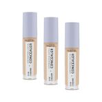 Güzel Hediyem Pastel Eye Cream + Hydrating Satin Concealer - Göz Kremi + Göz Altı Kapatıcısı, 64 Medium Light, 4,3 ml (3 Paketi) - Option-1