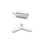Güzel Hediyem Pervane LED Ampul 3 Kollu Katlanabilir 42W 6400K Beyaz Işık Yaprak LED Ampul - 0,5 W - Altın
