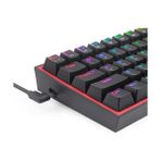 Güzel Hediyem Redragon K617-RGB 16,8 Milyon Rgb Aydınlatma, Red Switch Fizz%60 Q Türkçe Kablolu Mekanik Oyuncu Klavyesi Siyah - Option-1 - 001-Renkli