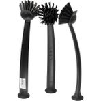 Güzel Hediyem Rınnıg Bulaşık Fırçası Koyu Gri - 3'lü Set - 02Y-Yeşil - Option-1