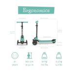 Güzel Hediyem Scotti - 3 Tekerlekli Scooter - Mint - Ahşap - Bej