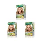 Güzel Hediyem Sea Color Amonyaksız, Vegan, Doğal, Besleyici Kalıcı Saç BOYASI%100 Beyaz Kapama (1 Paket 2 x 50 ml Boya & Oksidan) (Bal Köpüğü 8.3) (3 Paketi)