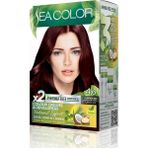 Güzel Hediyem Sea Color Amonyaksız, Vegan, Doğal, Besleyici Kalıcı Saç BOYASI%100 Beyaz Kapama (1 Paket 2 x 50 ml Boya & Oksidan) (Kestane Kızılı 4.6)