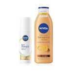 Güzel Hediyem Sun SPF50 Güneş Koruyucu Nemlendirici Makyaj Bazı 30ML ve Sıkılaştırıcı Bronzluk Vücut Losyonu 250ML - Option-1