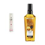 Güzel Hediyem Taft Keratin Saç Sprey 250 ml + Gliss Oil Elixir Serum 100ML - Acı Kahve - --