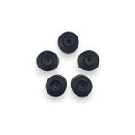 Güzel Hediyem Tekerlek Jant Bijon Kapağı 5 Adet 1K0601173 Vw Polo ile Uyumlu 2021-2024 - (ClearEyelets)Black-RadiantOrchid - 13 inç