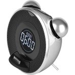 Güzel Hediyem Tick Tock, Ipod/ Yerleştirme Istasyonu, Uyandırma Fonksiyonlu, Retro Tarz, Siyah - Option-1