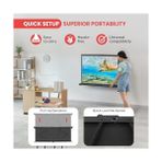 Güzel Hediyem Upgraded 2018 Portable Projector Screen - Mobile Projection Screen Stand, Lightweight Carry & Easy Pull Out For Schools Meeting Conference Indoor Use, 40 Inch (PRJTP46) - Option-1
