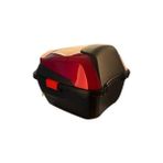 Güzel Hediyem Wheelıe XT88-BR 32 Litre Motosiklet Arka Çanta Koyu Kırmızı Parlak Su Geçirmez Abs Çift Kilitleme Üniversal - 0 - 3 Yaş - 0 - Siyah