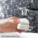 Güzel Home 3 Fonksiyon 360 Döner Beyaz Mutfak Lavabo Başlığı