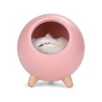 Güzel Küçük Pet House Atmosfer LED Gece Işık Kedi Evi Dokunmatik Karartma Masa Lambası Hediye Çocuk Bebek Yatak Odası Dekorasyon Için | Gece Işıkları (Yurt Dışından) - Pembe