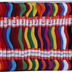 Güzel nakış pamuk ipliği, 8 m her biri karışık skeins seti (200) adet, her biri 100 x 2 çile kendin yap el sanatları arkadaşlık bilekliği için