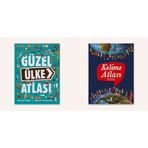 Güzel Ülke Atlası (Ciltli) Kelime Atlası -2 Kitap Set