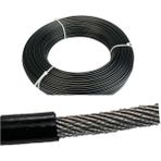 Güzelce Yapı Izoleli Çelik Halat Siyah (Orijinal Spor Halatı) 6 mm 50 mt