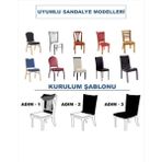 GüzelEvim Tekstil Güzelevim Bambu Sandalye Kılıfı Yıkanabilir Likralı Esnek Lastikli Sandalye Örtüsü - 38 x 56 cm - Krem