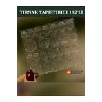 Güzellik Deposu 192 Adet Takma Tırnak Yapıştırıcı Protez Yapıştırıcı Jel Sticker Tak Çıkar Yapıştırma Bandı